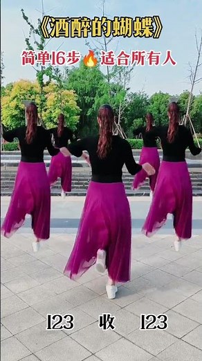 广场舞16步《酒醉的蝴蝶》