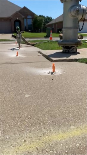 Doing The Work! Get a Free Quote to level and raise your concrete! https://foamworkspro.com/free-quote/ | FoamWorks