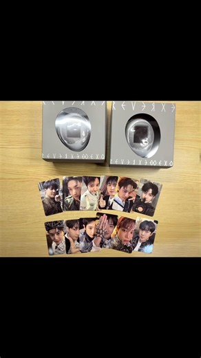 My pulls for exo reverxe albums 🤍👑 #exo #reverxe #unboxing