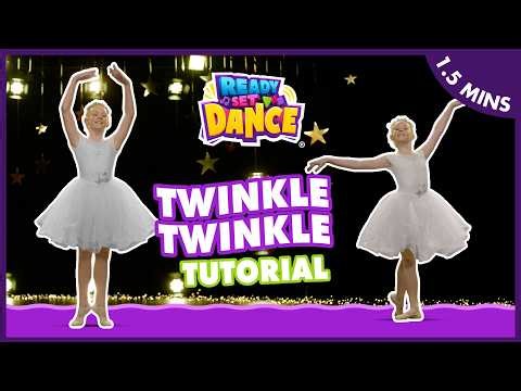 Twinkle, Twinkle Little Star | Ballet Tutorial | How to Do an Arabesque for Kids | Ready Set Dance