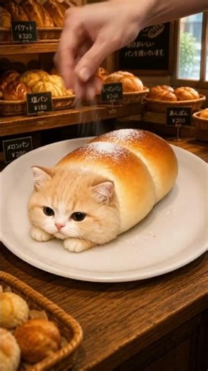🍞新商品「ねこパン」本日入荷しました🐱✨音あり推奨🐾