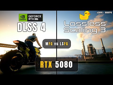 DLSS 4 Multi Frame Generation vs Lossless Scaling 3 | RTX 5080 Performance Test!
