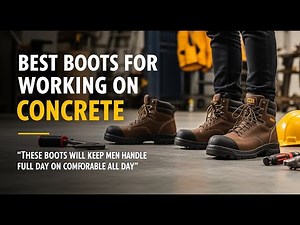 TOP 5 Best Boots For Working On Concrete All Day 2026 | Work Smarter, Not Harder