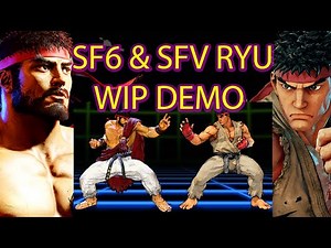 SF6 Ryu and SFV Ryu Ikemen/mugen wip