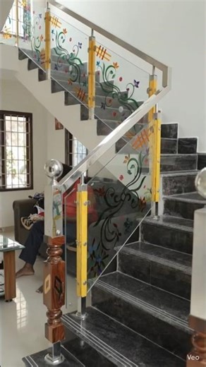 glass railing design for house front