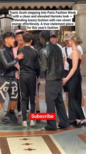 Travis Scott Brings Luxury Street Style to Paris Fashion Week with Hermès 🔥