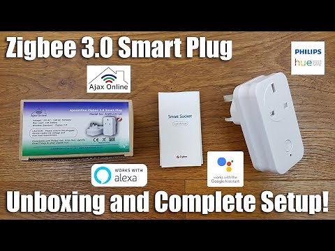 Philips HUE Smart Plug Works with Amazon Alexa and Google Home from Ajax Online Unboxing and Setup