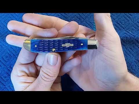 AN UNDERATED EDC KNIFE Case 6207 Mini Trapper Blue Rogers Jig Bone (Best Knives) Review