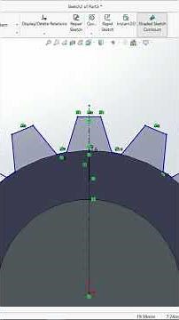 gear and shaft in solidworks
