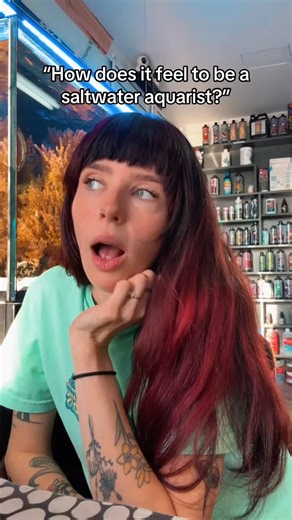 The hobby that humbles you 😂 #aquarium #aquarist #fishstore #reefing #reefstore #fishtank #saltwater | TheFeralMamie