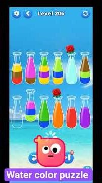 water color puzzle #game level 206