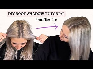DIY Root Shadow Tutorial for Blending Blonde or Highlights Into Natural (No Mixing Necessary!)