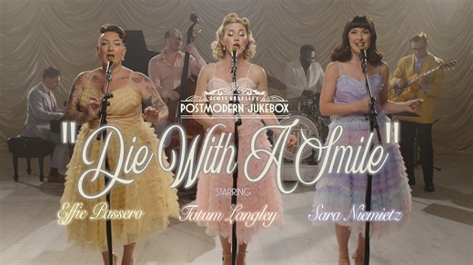 Enjoy our 1940s vintage version of Bruno Mars and Lady Gaga’s 2025 Grammy Award-winning pop duo record, “Die With A Smile,”✨Escape the present day and experience the vintage world of PMJ live on tour at www.pmjtour.com | Postmodern Jukebox