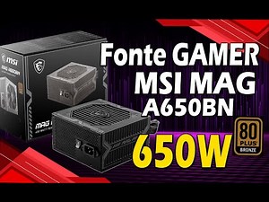 MSI MAG A650BN 80 Plus Bronze Gaming PSU: Is It Worth It? Full Review!