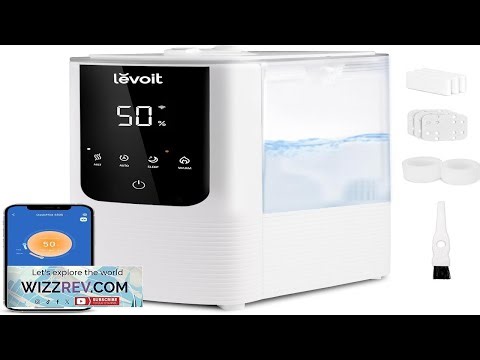 LEVOIT Humidifiers for Bedroom Home Smart Warm and Cool Mist Air Humidifier