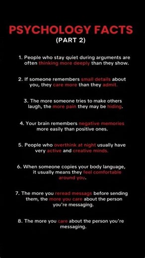 Psychology Facts That Will Change How You See People (Part 2)
