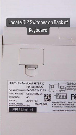 How to Switch Between HHKB, Windows, and Mac Mode