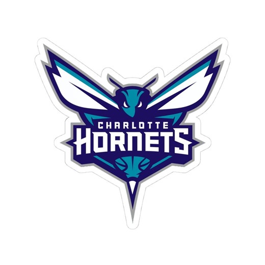 Charlotte Hornets Basketball Sticker | NBA Team Logo Kiss-cut - Etsy UK