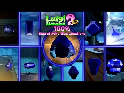 Luigi's Mansion 2 HD 100% Walkthrough – Secret Mine Sapphire Gem Locations