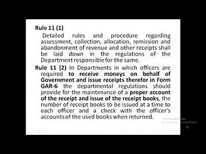 General Financial Rules (Lecture-3)