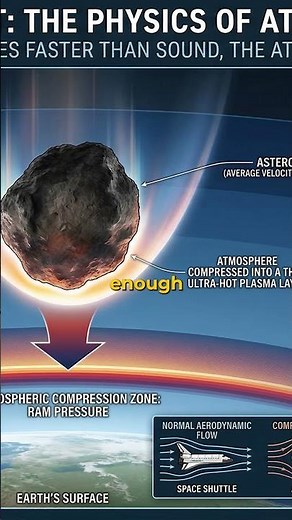 It Hits the Atmosphere at 20 Miles a Second