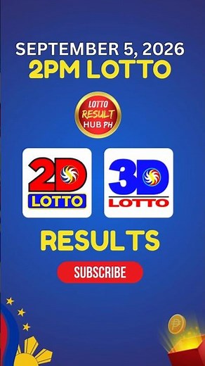Recap: 2pm Lotto Result Today September 5, 2026 PCSO | 1st Draw