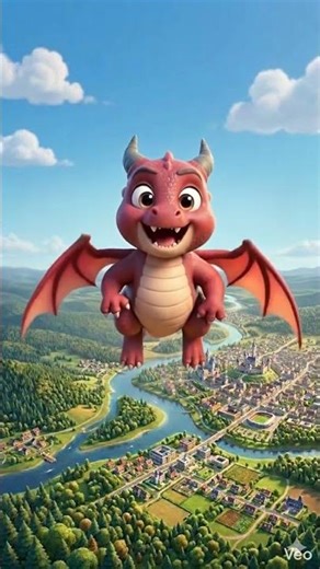 A cute dragon talking about his powers and abilities.