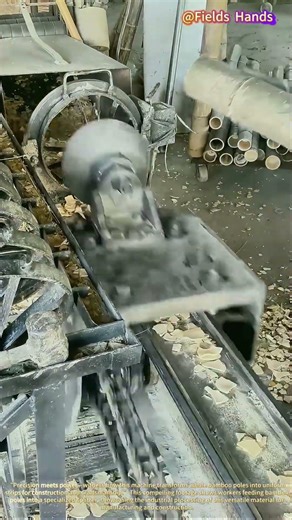 Bamboo Splitting! Mechanical Processing Technology