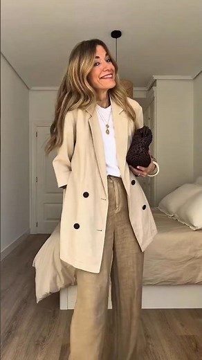 El Tejido del Verano: Cómo Usar el Lino Wide Leg Con Blazer y Accesorios Tierra #fashiontrends #ootd
