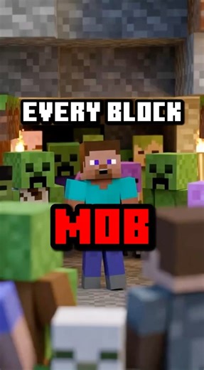 Minecraft BUT Every Block Spawns a Mob 💀