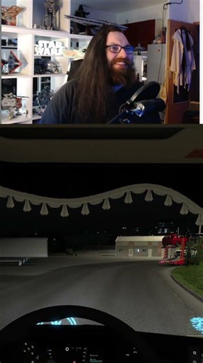Alle Autos blinken mit 😂 #twitch #gaming #lkwfahren #clips #lkw #lustig #streamer #scania