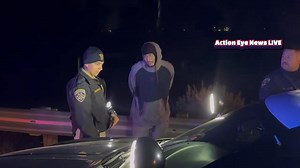 22K views · 34 reactions | Early morning crash closes down road on Gilman Springs . Why lie about who you really are ? Full story up close with Chp as they handle a single vehicle roll over on Gilman springs just west of Soboba road. Passenger flees the scene on foot leaving injured female driver in the vehicle as he walks away down the road pretending to chp he has nothing to do with the crash . The truth comes out on camera below . | Action Eye News LIVE | Facebook