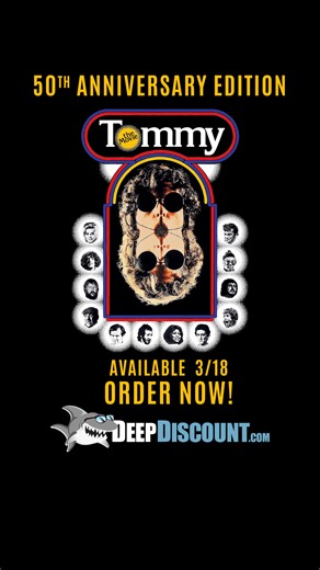 The Who’s legendary rock opera Tommy turns 50! Now on 4K Ultra HD with stunning Dolby Vision and epic sound. Pre-order your copy today and rock your collection! | DeepDiscount.com DVDs, Blu-ray, Music, Books, and More