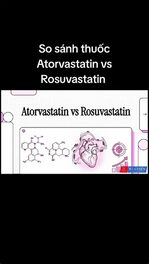So sánh Atorvastatin và Rosuvastatin trong điều trị tim mạch