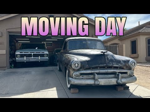 Moving Day 1974 Ford F250 & 1952 Dodge Wayfarer
