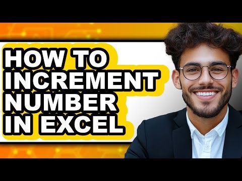 How to Increment Number in Excel (only Way)