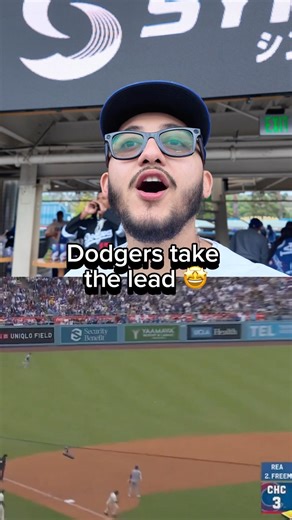 WE HAVE THE LEAD 🚨🚨🚨🚨LOCK IN DODGER FANS #dodgers #cubs #mlb #freeman