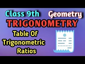 Trigonometric Ratios. | Class 9th. | Geometry ‪@EasyMaths9-6‬