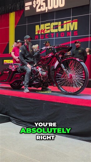 Crazy Auction: $100,000 Bike Bought for $25,000! #shorts