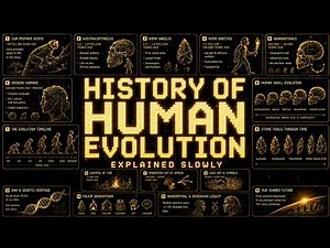 The Entire History Of Human Evolution Explained Slowly (For Sleep)