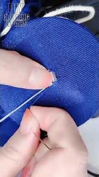 Sweater made of fine thread, darning holes #shorts