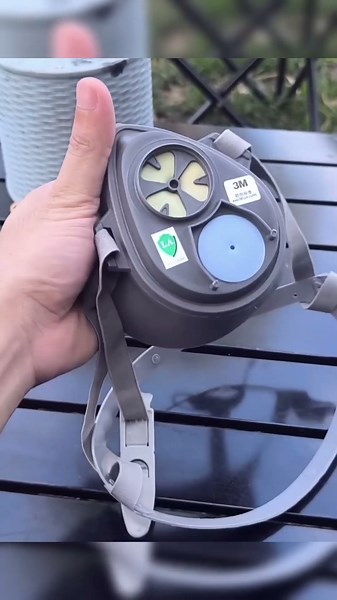 Gas Mask. Design ni memang selesa#gasmask #3mgasmask #gasfacemask #respiratormask