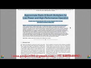 Approximate Radix 8 Booth Multipliers for Low Power and High Performance Operation