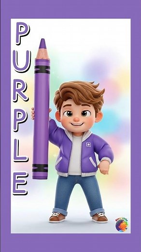 PURPLE color 🟣🟪💜#learning #spelling