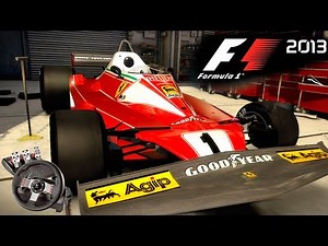 F1 2013 - Ferrari 312 T2 gameplay com Logitech G27!