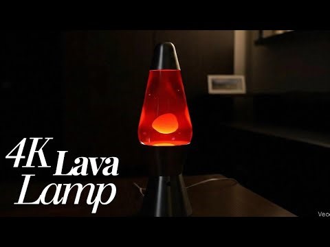 4K Red Lava Lamp Jazz Vibes | Mesmerizing 1-Hour Loop for Ultimate Relaxation!