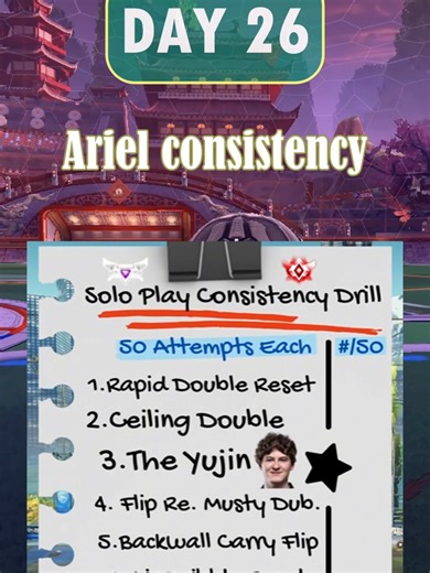 Day 26 of HyyDee's ariel consistency training #rocketleague #clip #foryou #fyp