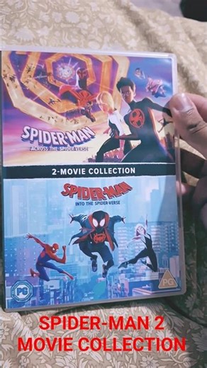 Spider-Man Into The Spider-Verse + Across The Spider-Verse DVD UK 🕷🕸🤘 #spiderman #sonyanimation