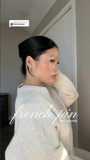 french pin hair tutorial! #frenchpin #hairstyle