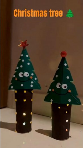 Christmas tree using craft paper#christmas #shortsfeed #tree #jinglebells